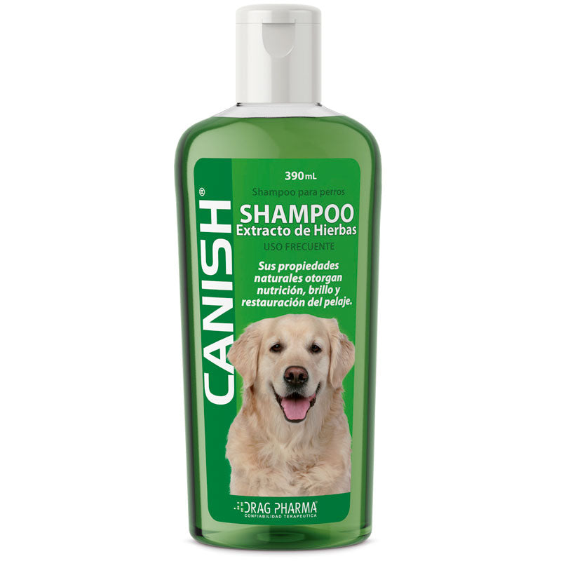 Shampoo Canish Extracto Hierbas 390Ml
