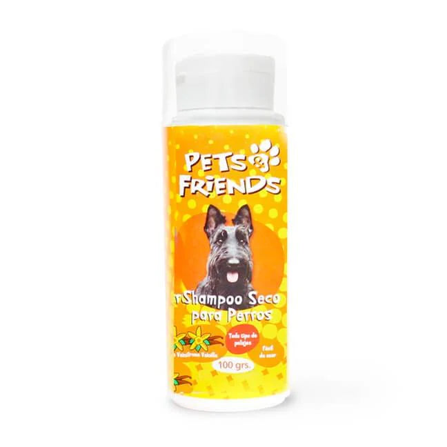 Shampoo Seco Fragancia Vainilla Perros Pets & Friends 100mL