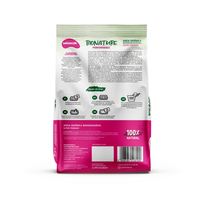 Arena Sanitaria Bionature Granos Mixtos 4 kg para Gatos